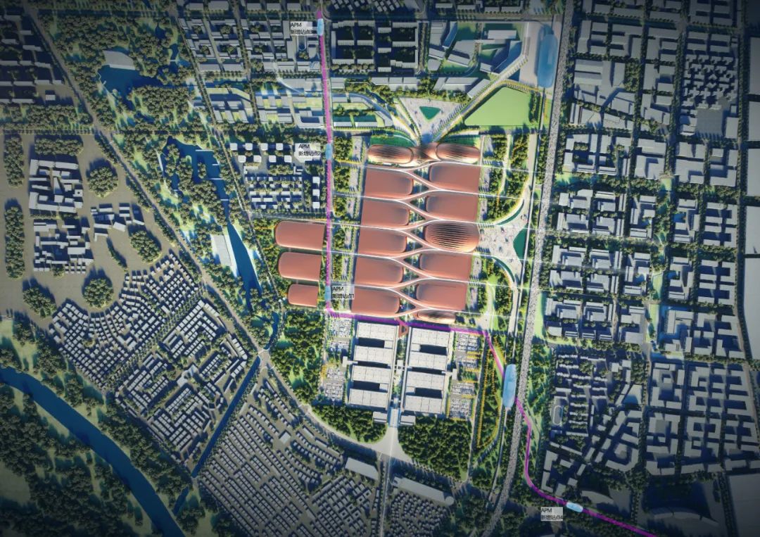 新国展二期主体钢结构建设启动!预计2024年竣工城市配套