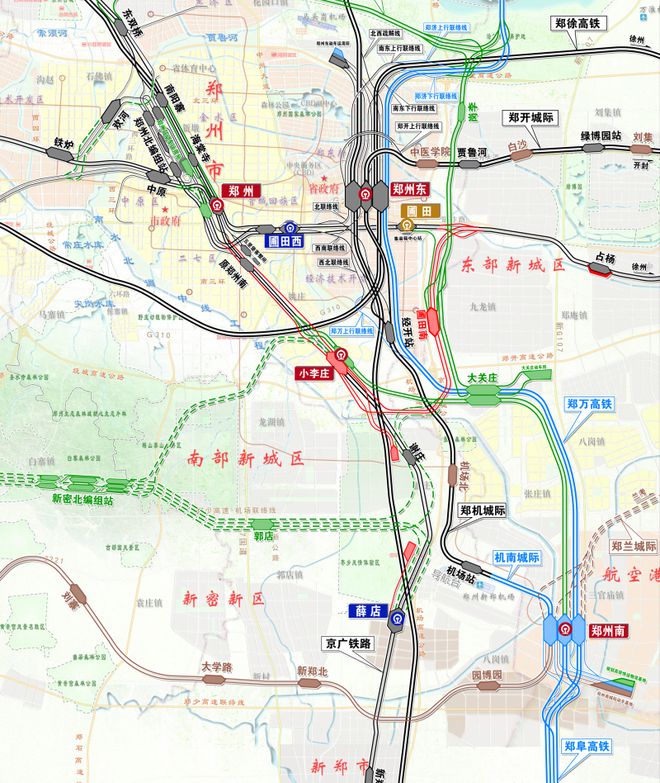 2023-2024年河南将新开工5个铁路项目计划7-8年建成！